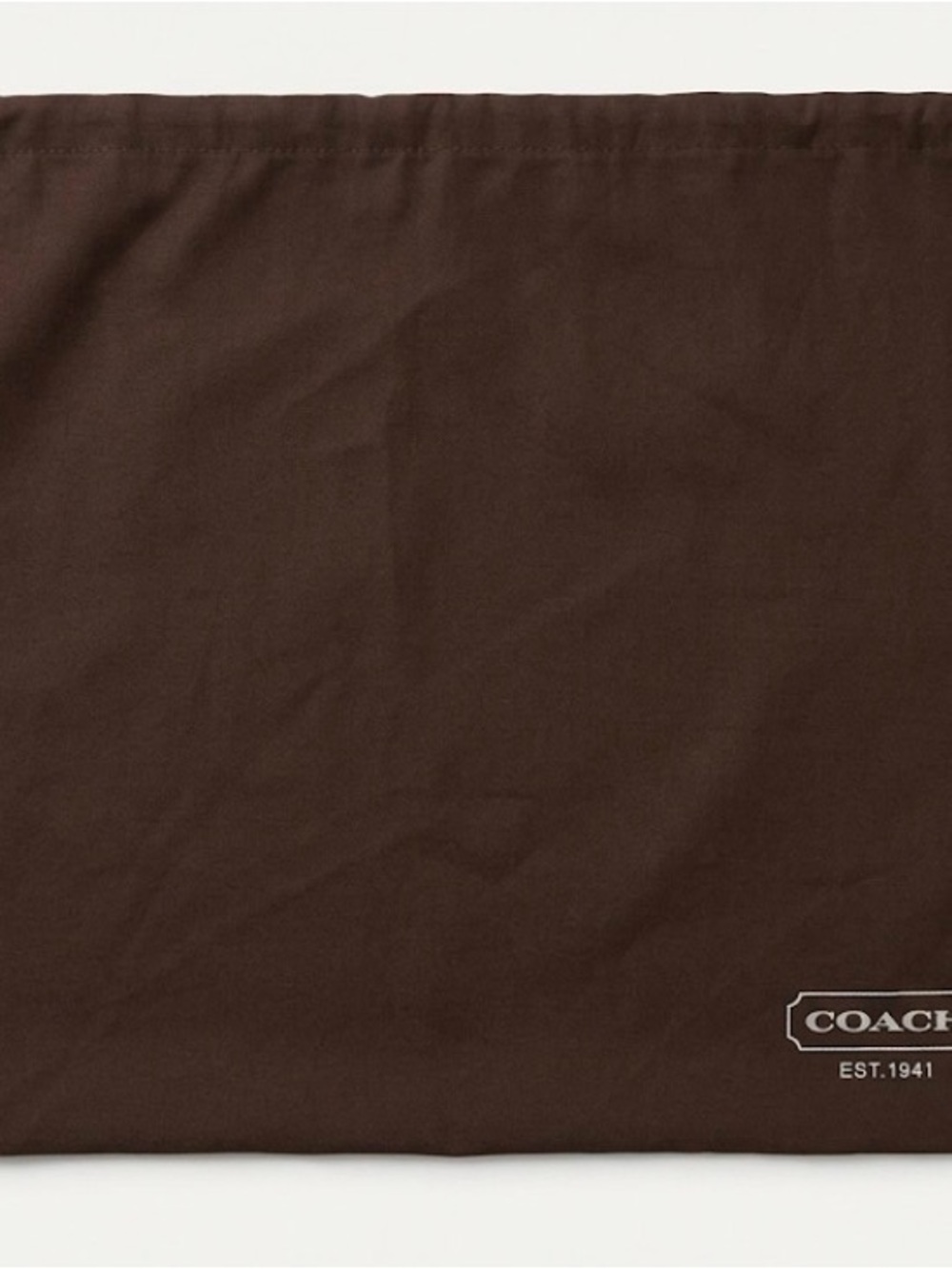 Coach Brown Logo Dust Cover